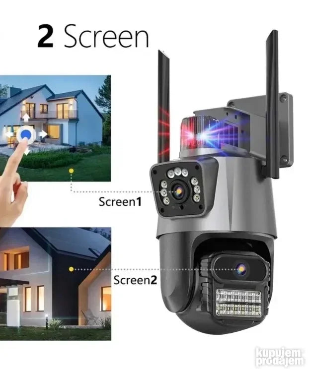 1+1 Venkovní bezpečnostní kamera (6MP)