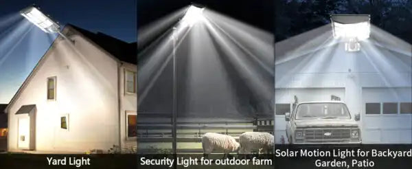 1+1 Ulicní LED solární lampa 1500W