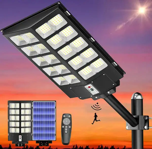 1+1 Ulicní LED solární lampa 1500W
