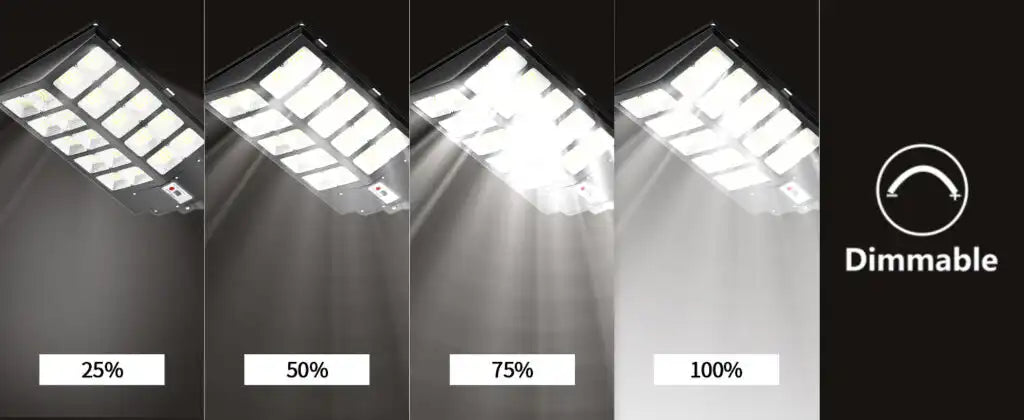 1+1 Ulicní LED solární lampa 1500W