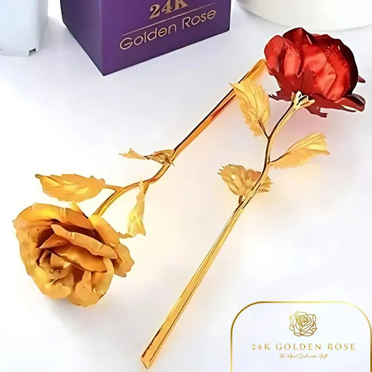 Dokonalý valentýnský dárek – 24K zlatá růže, která vydrží navždy